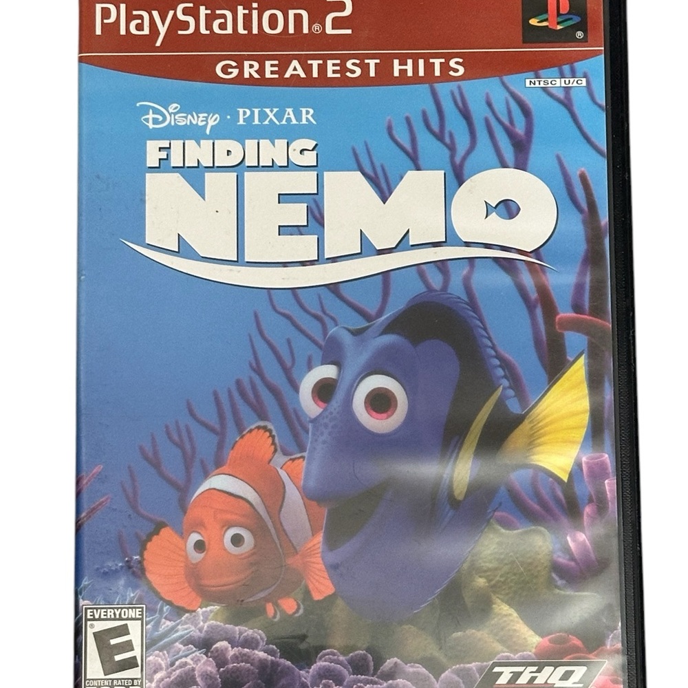 Disney Pixar Finding Nemo Greatest Hits Special Edition Game PlayStation 2 Fish